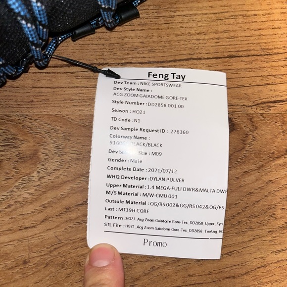 Nike ACG Gaiadome Gore-Tex Triple Black Sample - Picture 11 of 14